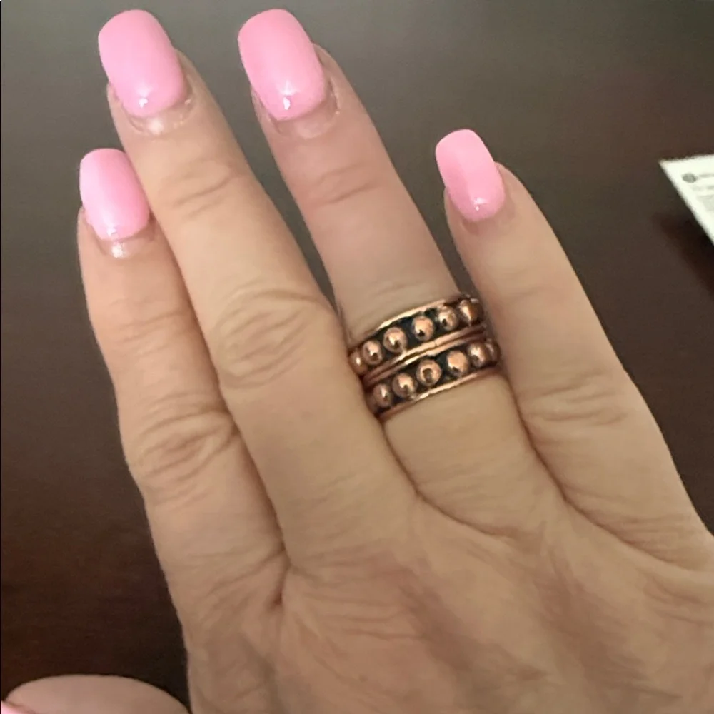Copper Ring Set - NWT